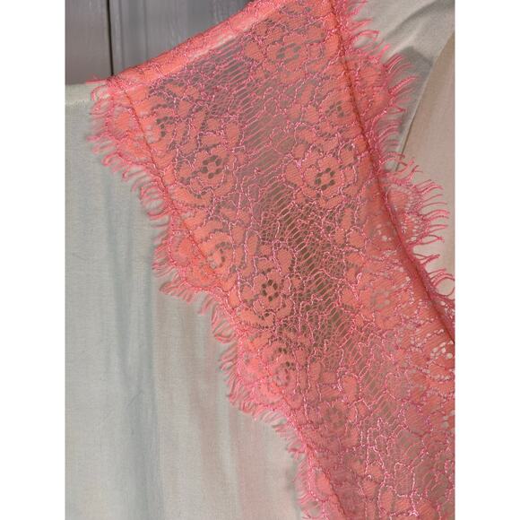 Free People Women's Size XS Cream Orange Lace Sleeveless Scoop Neck A-Line Dress - Picture 2 of 8